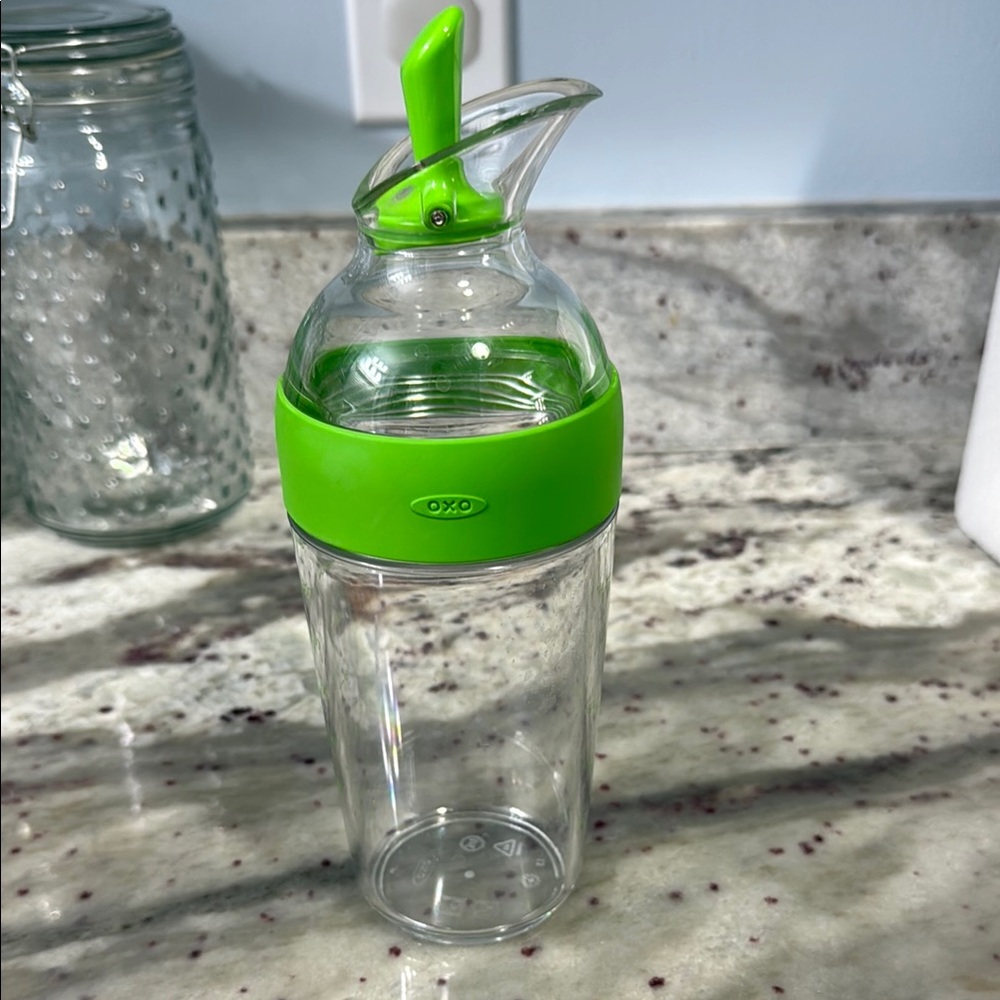 OXO Green and Clear Salad Dressing Shaker